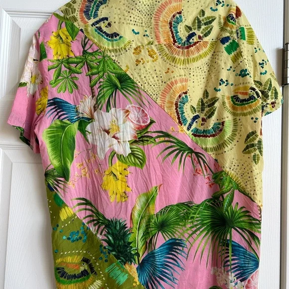 FARM Rio Colorful Birds Mixed Prints Shirt - Picture 3 of 8